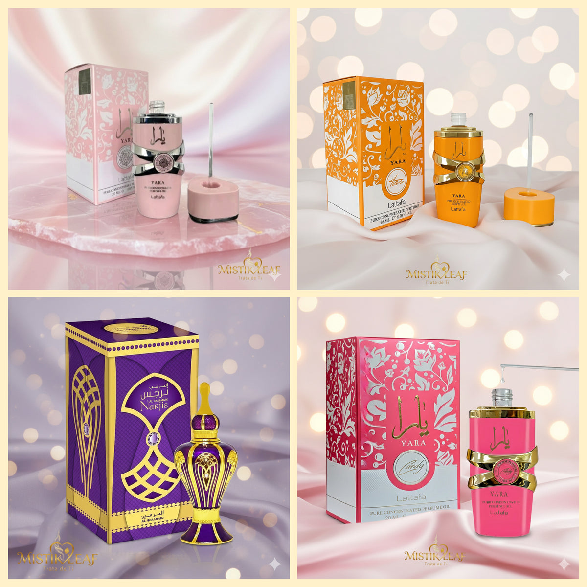 Pack Yara - Decants de Perfumes em Óleo Concentrados