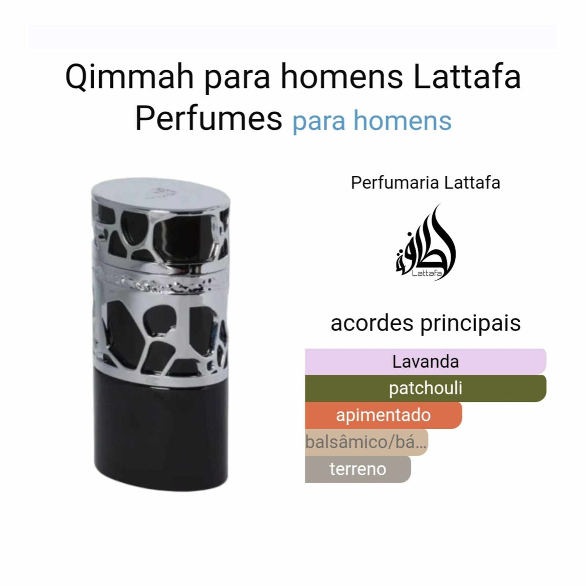 Perfume Qimmah for Men by Lattafa