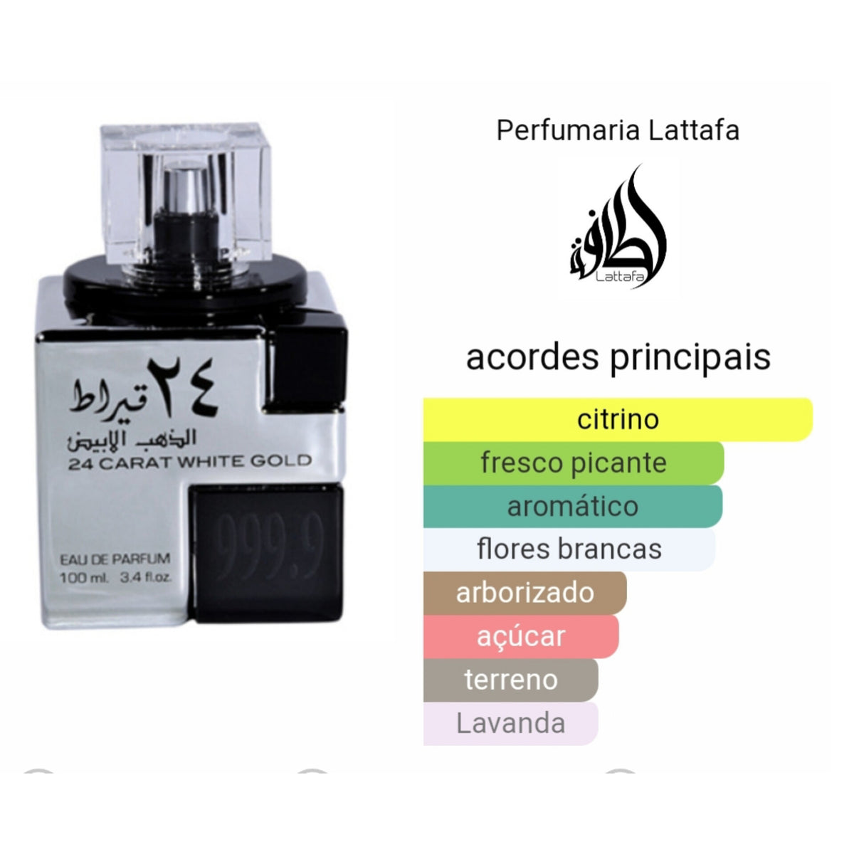 Perfume 24 Carat White Gold