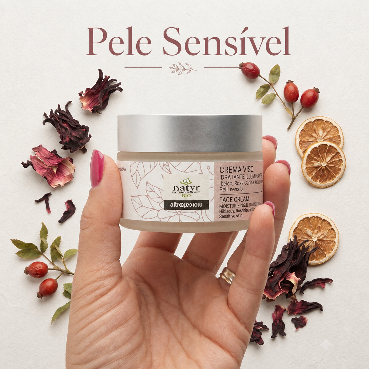 Creme Facial para Pele Sensível